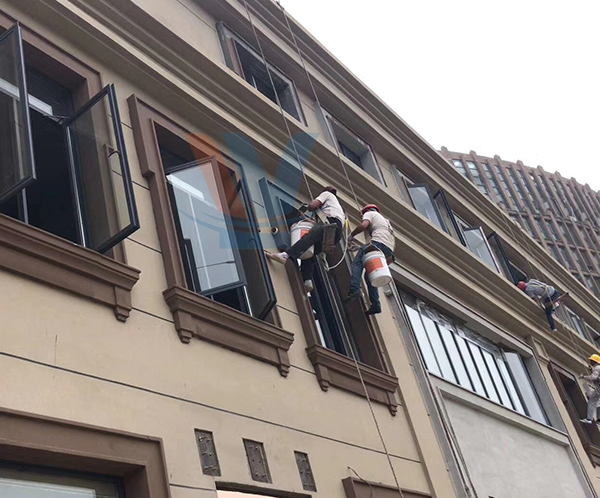 EPS線條施工現場實拍